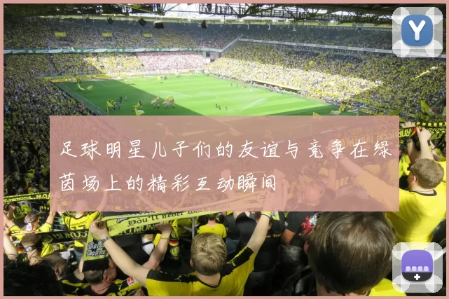 足球明星儿子们的友谊与竞争在绿茵场上的精彩互动瞬间